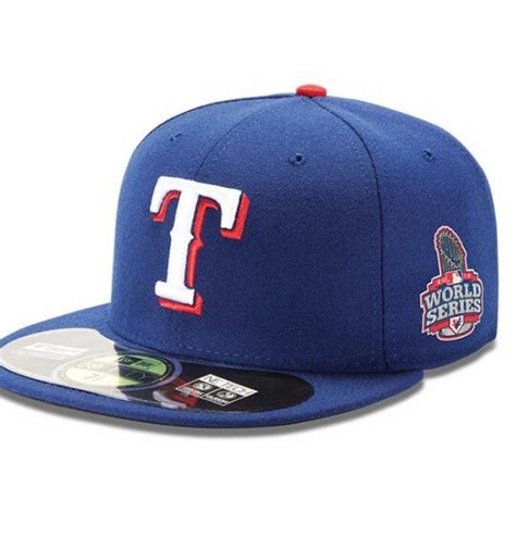texas rangers world series hat